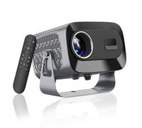 Mini proiettore con HDMI, 200 ANSI Lumen, risoluzione 720P, proiettore portatile per camera da letto, home theater e uso all'aperto (grigio) - Design compatto, Android 9.0 e proiezione intelligente 18