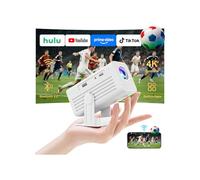 mini proiettore con wifi e bluetooth (bianco)