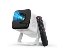 Mini proiettore con WiFi e Bluetooth, Native 720P, 200ANSI Proiettore Portatile, Android 14 Smart System, Correzione trapezoidale automatica, Videoproiettore girevole a 210° compatibile con HDMI/USB