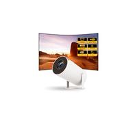 Mini proiettore con Wifi e Bluetooth, nuovo Smart Vision Beam Projector con Android 11, Proyector portatile all'aperto, supporto 1080P, Auto Keystone Home Movie Projector per PS4, LYNCAST