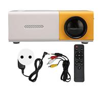 Mini Proiettore, HDMI/AV/Memory Card//1080P Full HD Supportato, 200 ANSI Proiettore per Esterni Proiettore Intelligente, per Telefono, TV Stick, per, per PS5, per