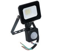 Mini proiettore LED 10 Watt illuminazione giardino 800 lumen IP65 + sensore d...
