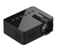 Mini proiettore LED portatile, qualità dell'immagine HD con colori vividi, supporto per vari formati multimediali per un intrattenimento vario,