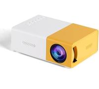 Mini proiettore portatile, 1080p HD con rotella di messa a fuoco integrata e ricarica multipla, per una visualizzazione sempre e ovunque