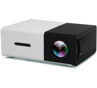 Mini proiettore portatile, 1080p HD con rotella di messa a fuoco integrata e ricarica multipla, per una visualizzazione sempre e ovunque