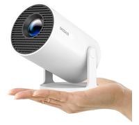 Mini proiettore portatile con WiFi 6 e Bluetooth 5.4, 160 ANSI 4k HD Smart Projector, compatibile con telefono, TV Stick, laptop, HDMI, USB per film Home Outdoor, HY300 PRO+