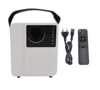 Mini proiettore portatile da 100 pollici 600p proiettore portatile HD con altoparlante Focus elettrico a telecomando per altoparlanti per le serate di film per i film per