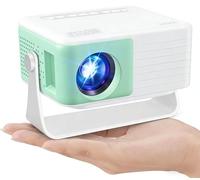 Mini Proiettore Portatile, Yoton Y3 Mini Projector con Altoparlante Integrato e Supporto Rotante, Compatibile con iOS/HDMI/TV Stick/Google Cast, Senza Wi-Fi e Bluetooth, per Camera da letto (Verde)