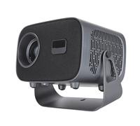 Mini Proiettore, Proiettore 4K con WiFi e Bluetooth, Proiettore Portatile con Audio Stereo 3D, Proiettore Cinematografico con Supporto Regolabile a 360° per Android TV 11.0