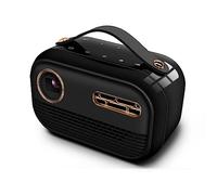 Mini Proiettore, Proiettore 5G WiFi e Bluetooth, 1080P Full HD 1400 Lumen Proiettore Supporta 4K 3D, Batteria Sincronizzazione Telefono Proiettore Portatile per Android