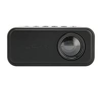 Mini Proiettore, Proiettore Cinematografico Portatile, Multifunzione 4:3 Proiettore LED per Home Theater, Funzione dello Stesso Schermo del Telefono, Supporto Multiporta (Nero)