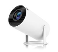 Mini proiettore, proiettore portatile HY300, supporto 4K 1080P con Dual-Band WIFI6 5G Wireless 5.0 Bluetooth Android 11, girevole a 180°, correzione trapezoidale automatica 160 ANSI, videoproiettore
