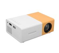 Mini Proiettore, Proiettore Video Home con HDMI, USB, AUX, Interfacce di Tipo C, Altoparlante Integrato, Telecomando, per Laptop per Tablet Telefonici TV