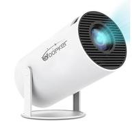 Mini Proiettore WiFi e Bluetooth, Proiettore portatile 4K 1080P, Correzione trapezoidale automatica, 200 ANSI-Lumen, 40"-130'' Schermo Proiettore Smart-Proiettore con Android 11.0