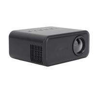 Mini Proiettore WiFi, Proiettore Portatile Supporto Full HD 1080P, Proiezione Schermo Cablato Wireless Telecomando USB Proiettore Home Theater Portatile Compatibile (BLACK)