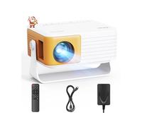 Mini Proiettore, Yoton Y3 Proiettore Portatile Per Casa Cinema, Viaggio, Videoproiettore 15000 Lumens, Full HD 1080P Supportato, Auto Keystone, Zoom 50%, Compatibile con Phone/HDMI/USB/TV Stick/TF