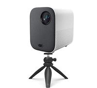 Mini Projector DLP Portable 1920 * 1080 Support 4K Video WiFi LED Beamer TV Full HD Home Theater Home Theater(Projector and Tripod White)
