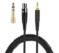 Mini prolunga XLR a 3 Pin 6.35mm di ricambio per cavo a molla per AKG K141 K171 K175 K181 K240 K240S K271 K271s MKII