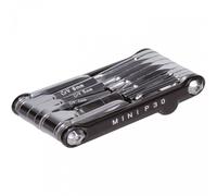 MINI PT30 Multitool Bici 30 Funzioni Professionale con Smagliacatena e Riparazione Tubeless - Nero