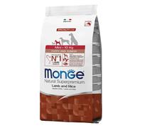 Monge Cane Mini Puppy & Junior Agnello con Riso - 2+ sacchi