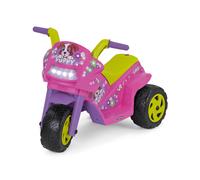 PEG Mini Puppy Moto Elettrica Cavalcabile per Bambini da 1 Anno, Batteria Ricaricabile da 6V, Fari LED, Clacson e Musica, Velocità 4 km/h, Due Ruote Motrici con Battistrada Tassellato