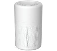 Mini purificatore d'aria per casa e camera da letto, purificatore d'aria da scrivania per odori sgradevoli e fumo, purificatore d'aria portatile con ioni negativi, bianco, 19 x 12 cm
