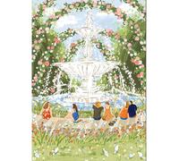 Mini puzzle a fontana primaverile per adulti, puzzle da 1000 pezzi per adulti, puzzle da 1000 pezzi per adulti impegnativi (70 x 50 cm)