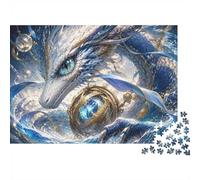 Mini puzzle a forma di drago, 1000 pezzi, per adulti, decorazione per la | 70 x 50 cm, puzzle di carta, per gli amanti dello stress, fatto a mano, regalo per amici, decorazione per il soggiorno