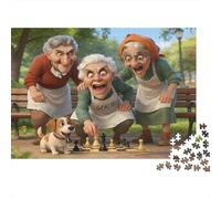 Mini puzzle da 1000 pezzi, gioco degli scacchi per adulti | 38 x 26 cm, carta, decorazione per ufficio, vestibilità perfetta, regalo per amici, antistress