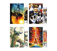 Mini puzzle per adulti (confezioni da 4) Puzzle a doppia faccia con progetto di riferimento, micro puzzle, viene fornito con pinzette per piccoli puzzle, adatto come regalo