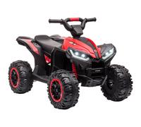 Mini Quad Elettrico per Bambini 12V Fari a LED Rosso