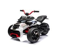 Mini Quad Elettrico per Bambini 3 Ruote 12V ATV 3.0 Bianco