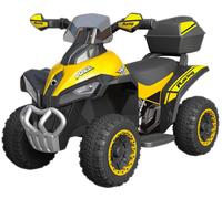 Mini Quad Elettrico per Bambini 6V Kidfun Invictus Giallo