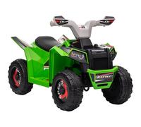 Mini Quad Elettrico per Bambini 6V Verde Grigio e Nero