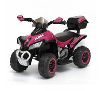 Mini Quad Elettrico Rosa Macchina Bambino Auto a Batteria 6 V