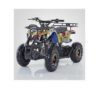 Mini Quad M7B 50cc a Benzina - Quad a Benzina per Bambini, Motore 4 Tempi, Ruote 6 Pollici, Avviamento Elettrico, Veicolo Off-Road per Prima Esperienza (Multicolore)