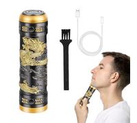 Miñi R?zor - Rasoio elettrico professionale Gold Dragon R?zor | Rasoio elettrico T Bl?de in acciaio inox, rasoio elettrico per la cura dei capelli | Miñi R?zor Rasoio elettrico con cavo di ricarica