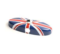 MINI R50 R52 R53 Union Jack Coperture Specchietto Retrovisore Interno, Adesivo Specchietti interni per Mini Cooper One/S/JCW R50 R52 R53(Tipo B, Union Jack Blu)