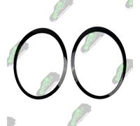 Mini R55 Clubman Nero Lucido Coperture Anello Fari Anteriori Cooper S JCW