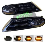 Mini R56 Scuttle Nera Lucida + Indicatori LED Fumè Ripetitori Laterali Dinamici