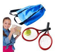 Mini Racket Set - 1:12 Scale Simulation Toy, Sport Accessories, Miniature Equipment, Realistic Tiny Playset, Ragazze per bambini Divertimento, Interactive Hobby Learning