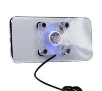 Mini radiatore per cellulare, Ventola di raffreddamento per lo streaming video VLOG Mobile Game Radiatore per cellulare con, Custodia di raffreddamento adatta per la guida in auto di streaming