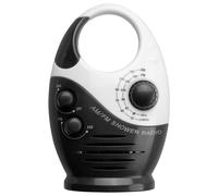 Mini radio da doccia AM/FM, impermeabile, da appendere al bagno