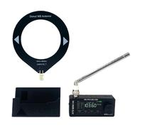 Mini radio generica AMNVOLT V4 ATS con supporto e amplificatore per cuffie, ricevitore radio AM-FM portatile, tipo C, ricarica per escursioni, escursioni, campeggio