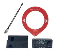 Mini radio generica AMNVOLT V4 ATS con supporto e amplificatore per cuffie, ricevitore radio AM-FM portatile, tipo C, ricarica per escursioni, escursioni, campeggio