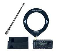 Mini radio generica AMNVOLT V4 ATS con supporto e amplificatore per cuffie, ricevitore radio AM-FM portatile, tipo C, ricarica per escursioni, escursioni, campeggio