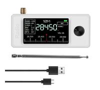 Mini radio portatile che supporta la banda completa 0,5-108 MHz LSB/USB/AM/FM con antenna e ricevitore