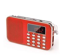 MINI RADIO PORTATILE RICARICABILE FM/AM J-908 DIGITALE LETTORE MP3 SUPPORTO USB