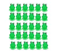 Mini rane luminose che brillano al buio, miniature decorative per giardini delle fate, miniature fai da te