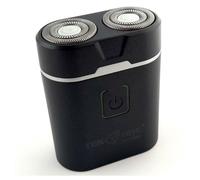 MINI RASOIO 2 TESTINE ELETTRICO RICARICABILE UOMO BARBA WATERPROOF MOD. 6558